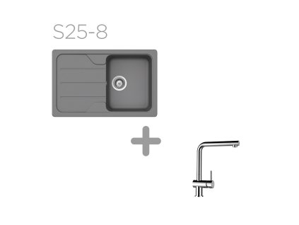Set SCHOCK S25-8 (Formhaus D-100S + Epos) (Barva (drezy) Asphalt (GAS))