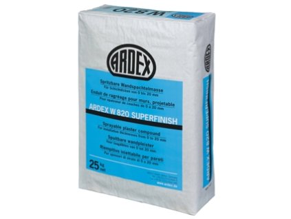 ARDEX W 820 - sádrová stěrka pro ruční i strojní zpracování 25 kg