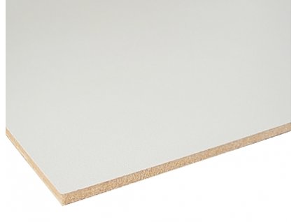 Dřevovláknitá deska HDF jednostranně lakovaná, bílá, 3 mm