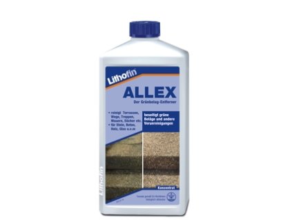 Lithofin Allex - odstraňovač povlaků způsobených zelení 1000 ml