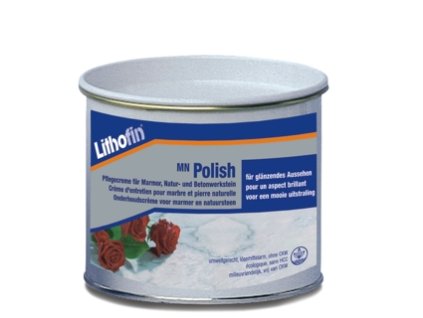 Lithofin MN Politur Creme schwarz - údržbový a ochranný prostředek 500 ml