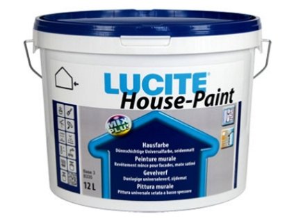 Fasádní barva LUCITE House-Paint MIX, bezbarvá, 12 l
