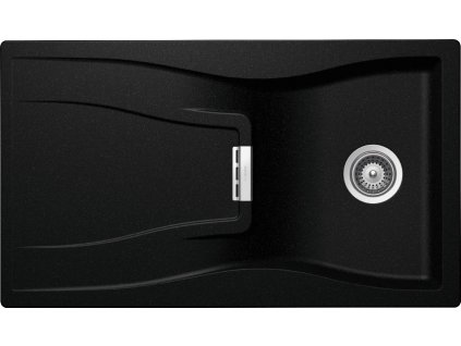 SCHOCK Waterfall D-100 - nanogranitový dřez (Barva (drezy) Silverstone (SIL), uložení dřezu Schock do roviny (dřez v rovině deskou))