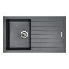 Sinks PERFECTO 860 (Varianta Sinks PERFECTO 860 Metalblack + Elasta nerez/černá)