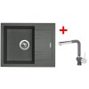 Sinks LINEA 600 N (Varianta Sinks LINEA 600 Metalblack + Mix 3 P GR)