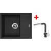 Sinks LINEA 600 N (Varianta Sinks LINEA 600 Metalblack + Mix 3 P GR)