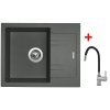 Sinks LINEA 600 N (Varianta Sinks LINEA 600 Metalblack + Mix 3 P GR)