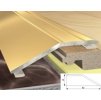 Vyrovnávací lišta samolepící 14 x 42 x 2700 mm, elox hliník + pravá dřevěná dýha