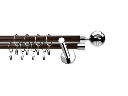 vyr 2128 Moderni extra 19mm nerez wenge Koule Elegant