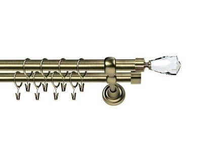 vyr 2238 Levne 25 25mm mosaz Travo crystal