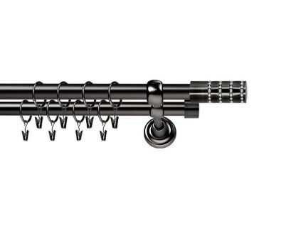 vyr 2282 Levne 25 25mm antracit Rosetti crystal