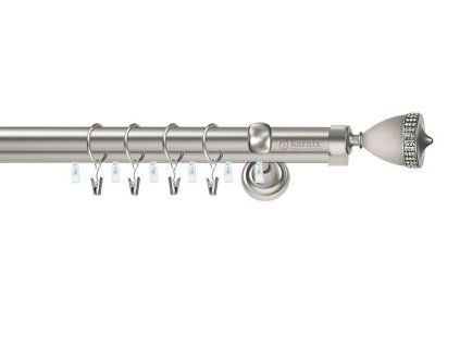 vyr 2492 S drazkou plus 25 19mm chrom Piano crystal