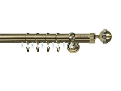 vyr 2505 S drazkou plus 25 19mm mosaz Globi crystal
