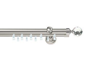 vyr 2543 S drazkou 25 25mm chrom Beluna crystal