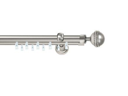 vyr 2558 S drazkou 25 25mm chrom Melba crystal