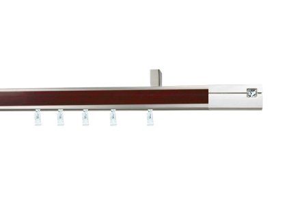 vyr 2599 Aveno stropni chrom mahagon Crystal