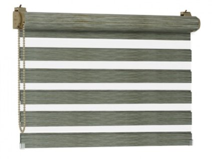 15 mini rolety nature abstraktni mech svetle hnedy