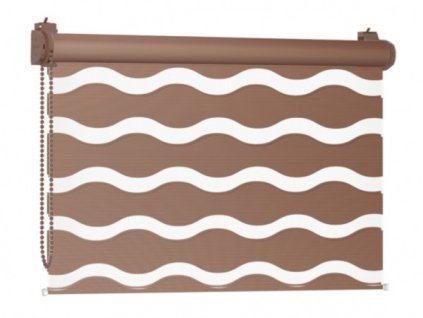 23 mini rolety vawe medena mechanismus svetle hnedy