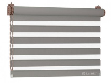 32 mini rolety blackness seda mech svetle hnedy