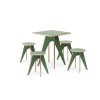 STOOL + 4 STOKLRLE ZELENA