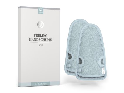 LW P2G01 Titelbild Peelinghandschuh Grau