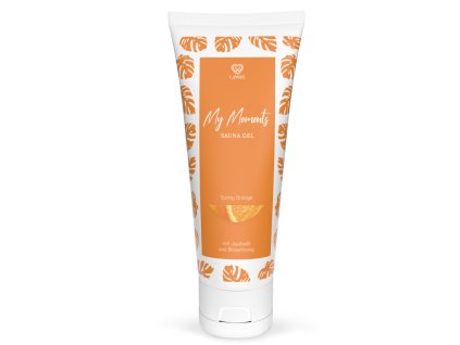 Medový peeling do sauny s extraktem z propolisu - slunečný pomeranč, 125g