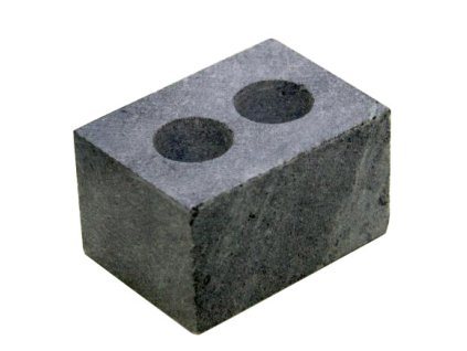 Odpařovací kámen pro saunová kamna, 
dva otvory