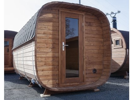 Venkovní sauna Nelio 4x2,2 m, smrk
