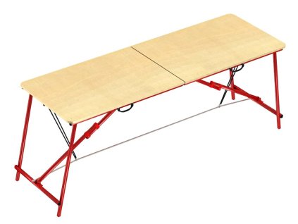 Skládací campingový stůl 165 x 70 x 55 cm, 14 kg