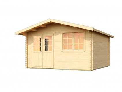 Dřevěný zahradní domek Norderney 2, 390 x 300 cm, 40 mm  SOTRA