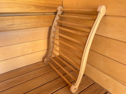 SAWO Ergonomická opěrka zad do sauny, cedr