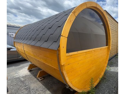 sauna s panoramatickým oknem