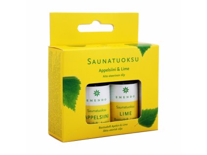 Vůně do sauny Premium, 2x 10 ml, Pomeranč a Limetka