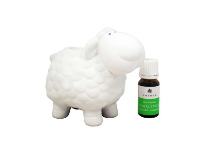 Bílý beránek do sauny s vůní Eukalyptus Premium, 10 ml