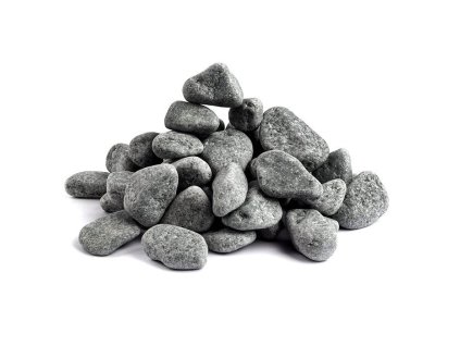 Lávové kameny do sauny PREMIUM Gabro diabas, 5-9 cm, zaoblené, 20 kg
