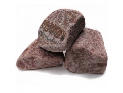 Křemenec malinový saunové kameny, 7–15 cm, těžený, 20 kg