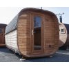 Venkovní sauna Nelio 4x2,2 m, 2 místnosti, smrk