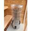 Malá venkovní sauna Nelio 1,7x2,1 m, 42 mm, 1 místnost, prosklená, thermowood