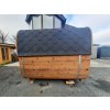 Venkovní sauna Nelio Standard 2,6x2,2 m, 42 mm, 1 místnost, terasa, thermowood