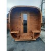 Venkovní sauna Nelio Standard 2,6x2,2 m, 42 mm, 1 místnost, terasa, thermowood