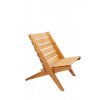 EcoFurn Granny Dřevěné zahradní skládací židle, borovice, natural olej