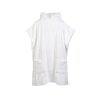 Pončo osuška do sauny, unisex, 100% bavlna, L XL, bílý