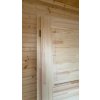Jednokřídlé dveře do zahradního domku 827x2000 mm, borovice, dřevěné, otevírání doleva