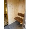 Venkovní finská sauna MODULAR S-P-mini, 3,7 x 2,1 m, 42 mm, SWP
