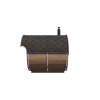 Oválná sauna 4x2,4m, 2 místnosti, thermowood