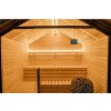 Izolovaná venkovní sauna Lumi na klíč 2,34x2,49 m, 175 mm, smrk