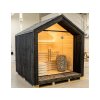 Izolovaná venkovní sauna Lumi na klíč 2,34x2,49 m, 175 mm, smrk