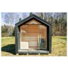 Izolovaná venkovní sauna Lumi na klíč 2,34x2,49 m, 175 mm, smrk