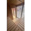 Finská izolovaná sauna ThermoWOOD SCANDI TWIN, 2 místnosti, 4,3x2,3 m, 80 mm