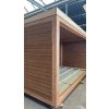 Finská izolovaná sauna ThermoWOOD SCANDI TWIN, 2 místnosti, 4,3x2,3 m, 80 mm
